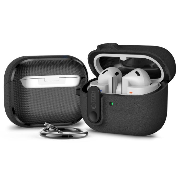 Bild 2, Tech-Protect Tech-Protect Galaxy Buds 3/3 Pro/3 FE Skal Slim Hook Svart - Teknikhallen.se
