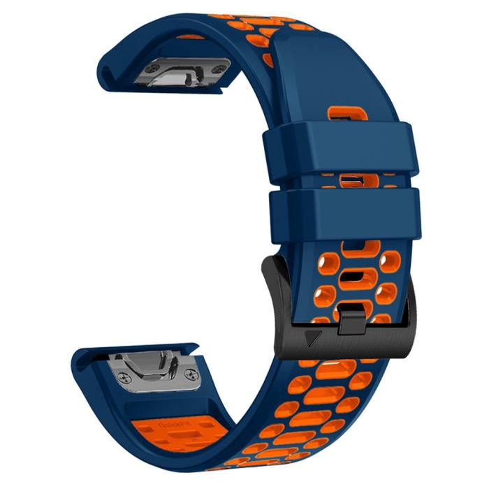 Bild 2,  Klockarmband 26 mm Dual-Color Robust Blå/Orange - Teknikhallen.se