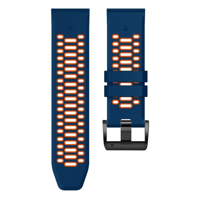 Bild 3,  Klockarmband 26 mm Dual-Color Robust Blå/Orange - Teknikhallen.se