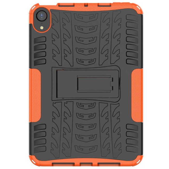 Bild 2,  iPad Mini 2024/2021 Skal Rugged Kickstand Armor Orange - Teknikhallen.se