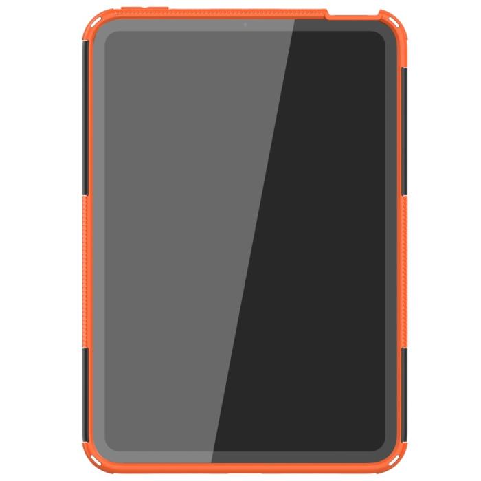 Bild 3,  iPad Mini 2024/2021 Skal Rugged Kickstand Armor Orange - Teknikhallen.se
