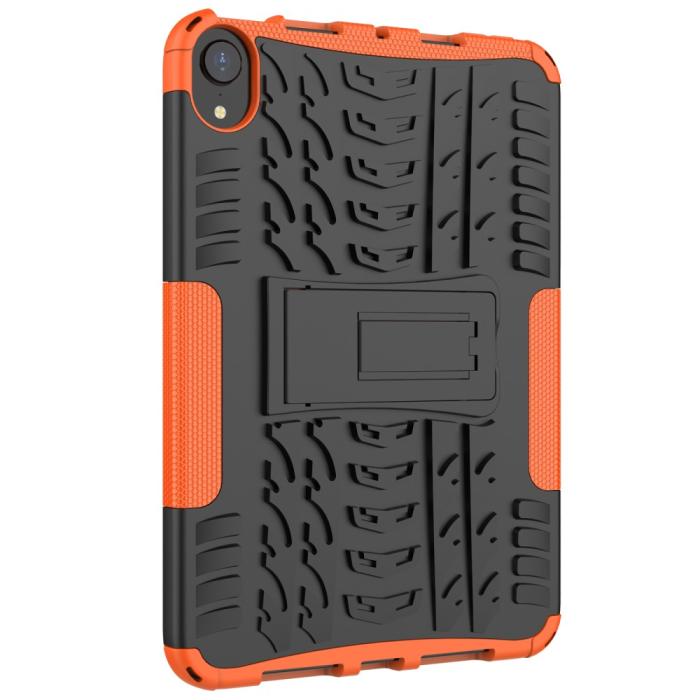 Bild 4,  iPad Mini 2024/2021 Skal Rugged Kickstand Armor Orange - Teknikhallen.se