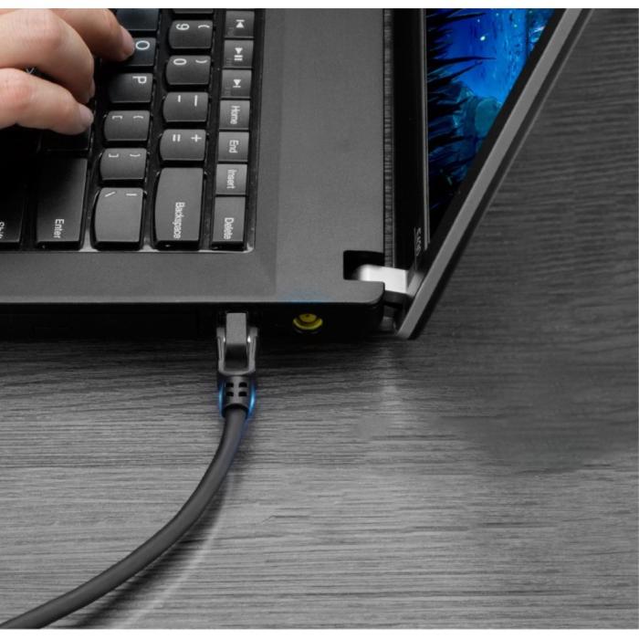 Bild 6, CableCreation CableCreation 3m Cat8 40Gbps S/FTP Nätverkskabel Svart - Teknikhallen.se
