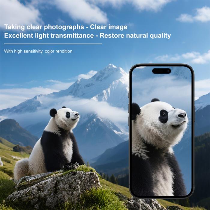 Bild 6, IMAK IMAK iPhone 17 Pro Max Linsskydd Black Rings Härdat Glas - Teknikhallen.se