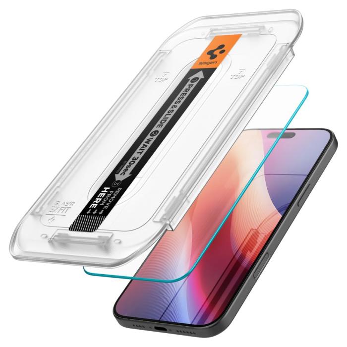 Bild 2, Spigen Spigen iPhone 16 Pro Max 2-PACK GLAS.tR 