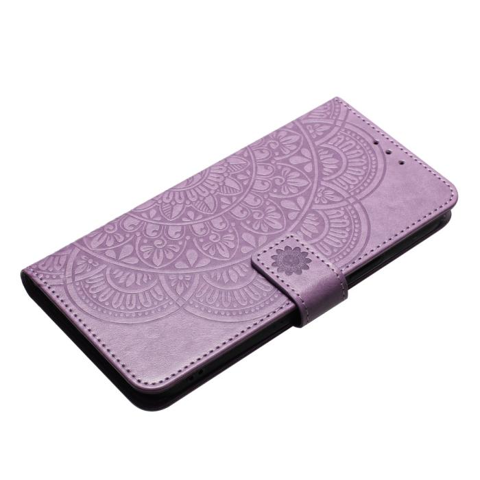 Bild 4,  Samsung Galaxy A16 / A26 5G Fodral Mandala Läder Lila - Teknikhallen.se