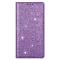  iPhone 15 Fodral Flip Glitter Lila - Teknikhallen.se