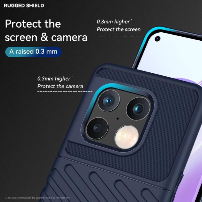 Bild 4,  OnePlus 10 Pro 5G Skal Twill Textur Blå - Teknikhallen.se