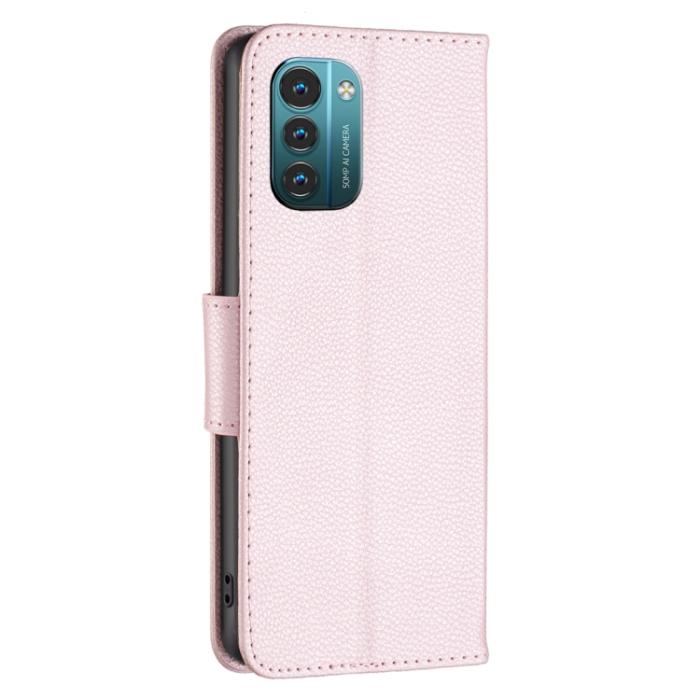 Bild 3,  Nokia G11 / G21 Fodral Shark Litchi Roséguld - Teknikhallen.se