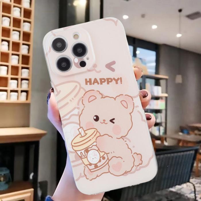 Bild 6,  iPhone 16 Pro Skal TPU Teddy Björn - Teknikhallen.se