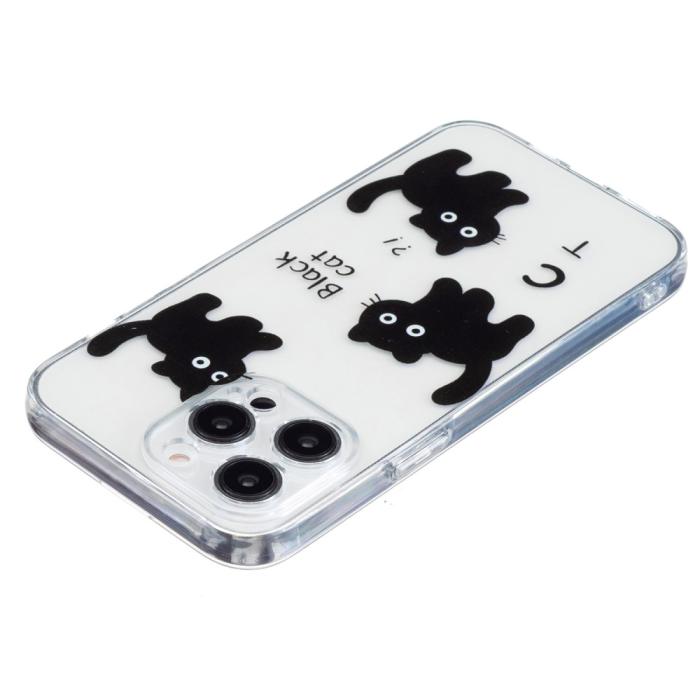 Bild 4,  iPhone 16 Pro Skal TPU Svarta Katter - Teknikhallen.se