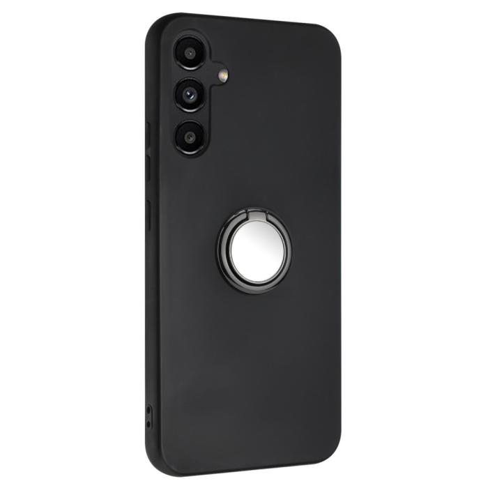 Bild 2,  Samsung Galaxy S24 FE Skal Med Ringhållare Svart - Teknikhallen.se