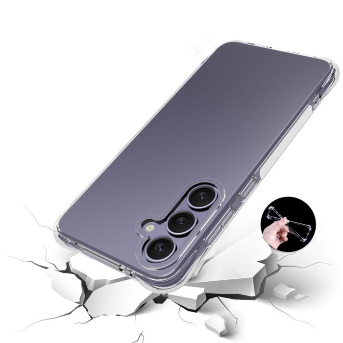 Bild 2,  Samsung Galaxy S24 FE Skal TPU Shockproof Transparent - Teknikhallen.se