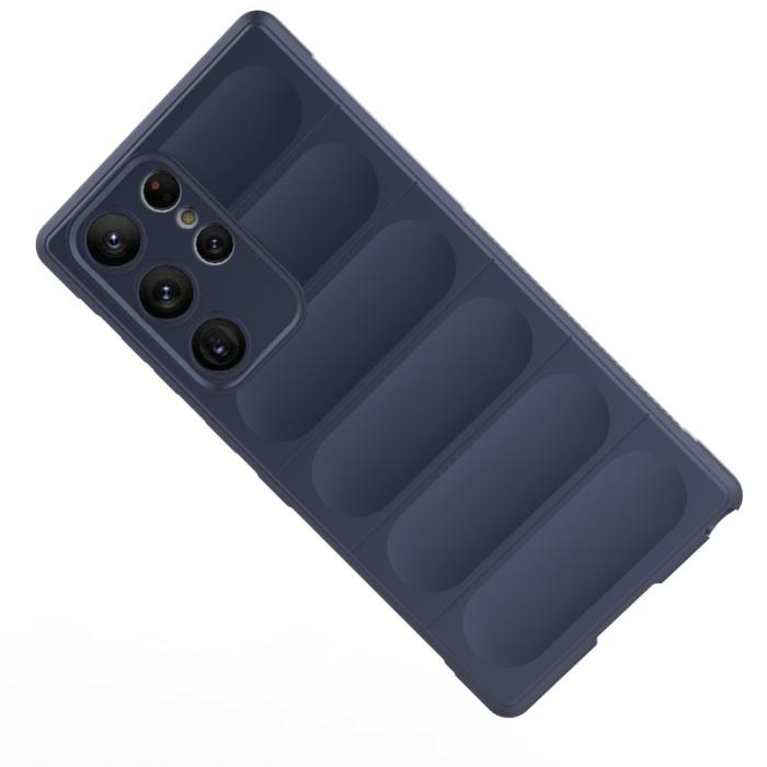 Bild 2,  Samsung Galaxy S23 Ultra Skal Magic Shield Mörk Blå - Teknikhallen.se
