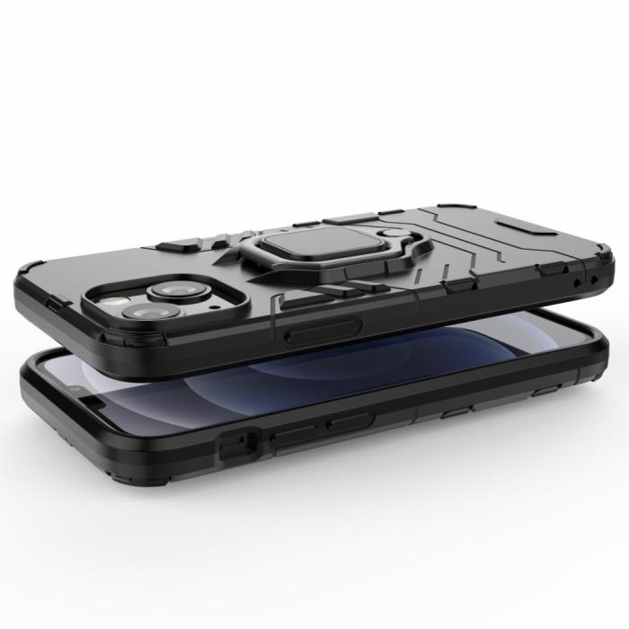 Bild 5,  iPhone 13 Mini - Hybrid Ring Skal - Svart - Teknikhallen.se