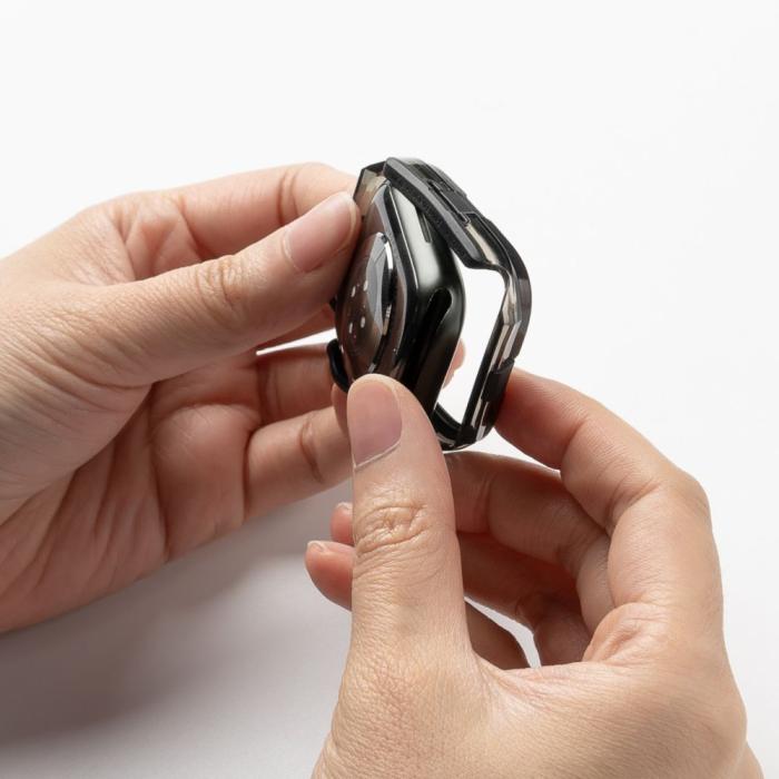 Bild 6, Ringke Ringke Apple Watch 44/45 mm Skal Fusion Bumper Vit - Teknikhallen.se
