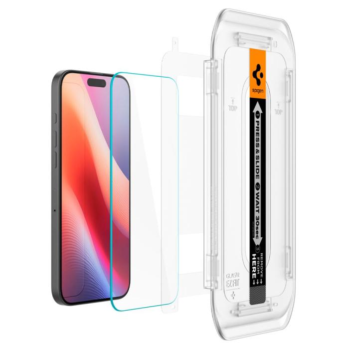 Bild 4, Spigen Spigen iPhone 16 Pro Max 2-PACK GLAS.tR 