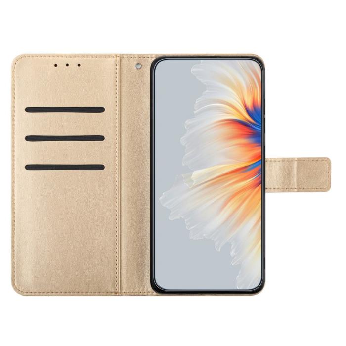 Bild 2,  Samsung Galaxy A16 / A26 5G Fodral Mandala Läder Guld - Teknikhallen.se