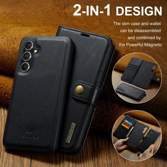Bild 6, DG.MING DG.MING Galaxy S23 FE 2in1 Magnet Fodral / Skal Svart - Teknikhallen.se