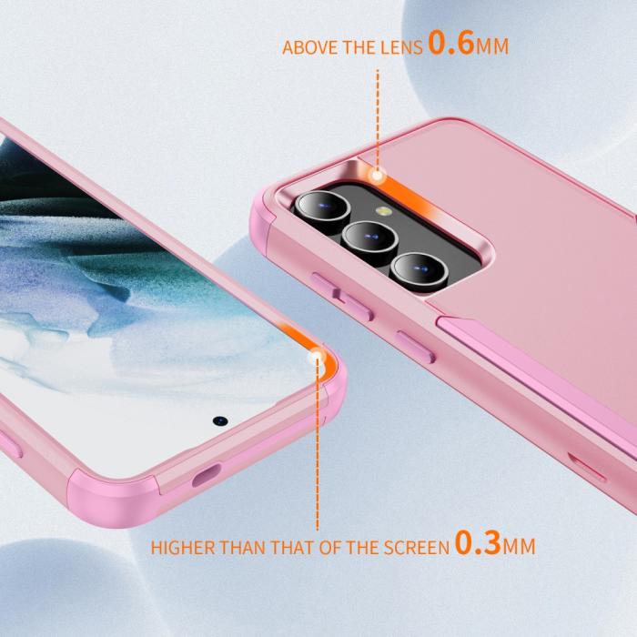 Bild 3,  Samsung Galaxy S25 Skal Extreme Shockproof Hybrid Rosa - Teknikhallen.se
