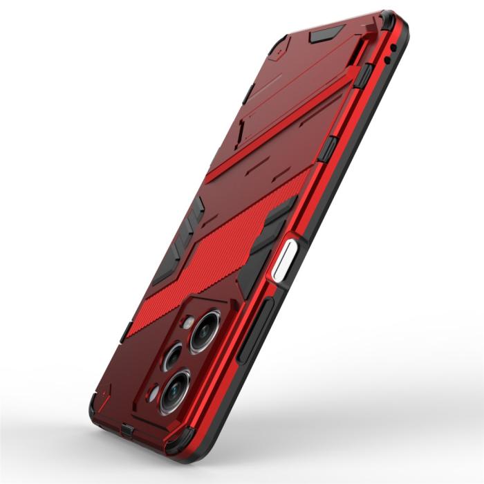 Bild 3,  Xiaomi Redmi Note 12 Pro 5G Skal Hybrid Kickstand Röd - Teknikhallen.se