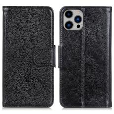  iPhone 16 Pro Fodral Split L&auml;der Svart - Teknikhallen.se