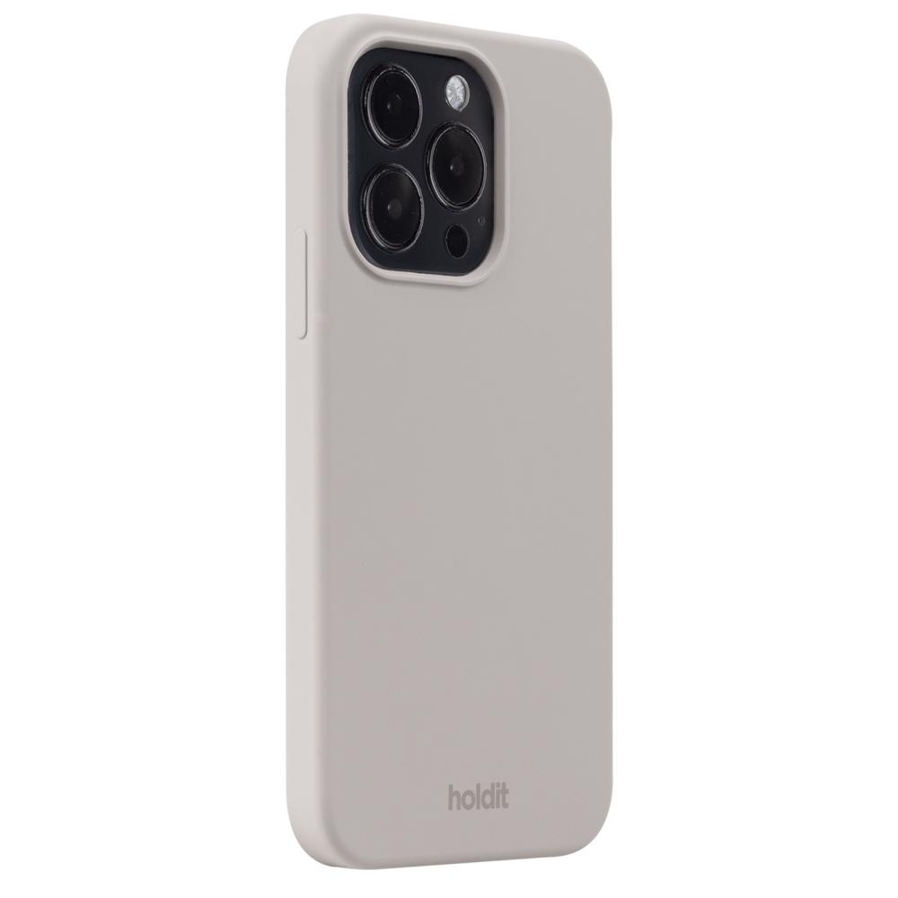 holdit holdit iPhone 14 Pro Skal Silikon Taupe - Teknikhallen.se