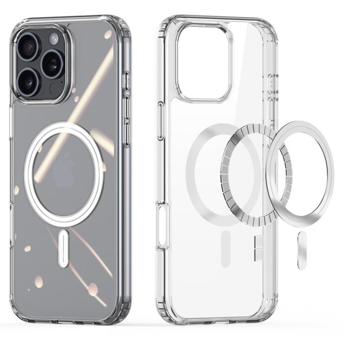 Bild 2, DUX DUCIS DUX DUCIS iPhone 16 Pro Skal MagSafe Clin Series Transparent - Teknikhallen.se