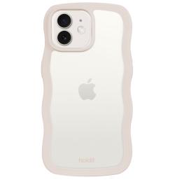 holdit holdit iPhone 12/12 Pro Skal Wavy Light Beige Transparent - Teknikhallen.se