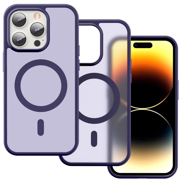 Bild 2, ColorPop ColorPop iPhone 14 Pro Max Skal CH MagSafe Matt Lila - Teknikhallen.se