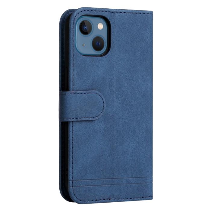 Bild 3,  iPhone 14 Fodral Skin Touch Blå - Teknikhallen.se