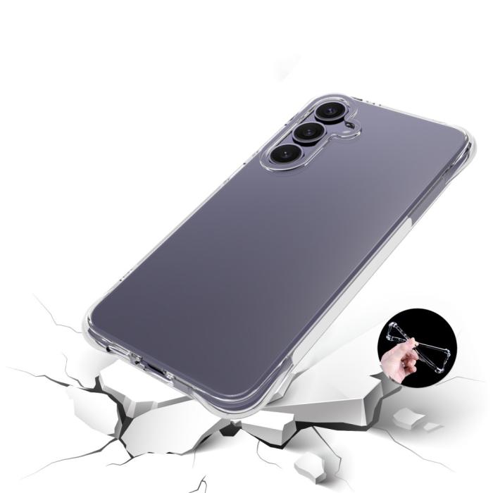 Bild 3,  Samsung Galaxy S24 FE Skal TPU Shockproof Transparent - Teknikhallen.se