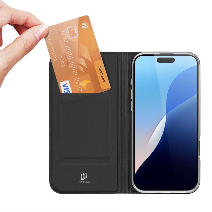 Bild 2, DUX DUCIS DUX DUCIS iPhone 16 Pro Fodral Skin Pro Series Svart - Teknikhallen.se