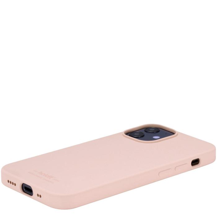 Bild 4, holdit iPhone 12 Mini - holdit Mobilskal Silikon - Blush Pink - Teknikhallen.se