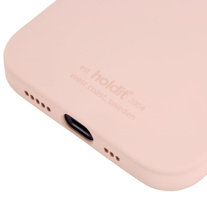 Bild 5, holdit iPhone 12/12 Pro - holdit Mobilskal Silikon - Blush Pink - Teknikhallen.se