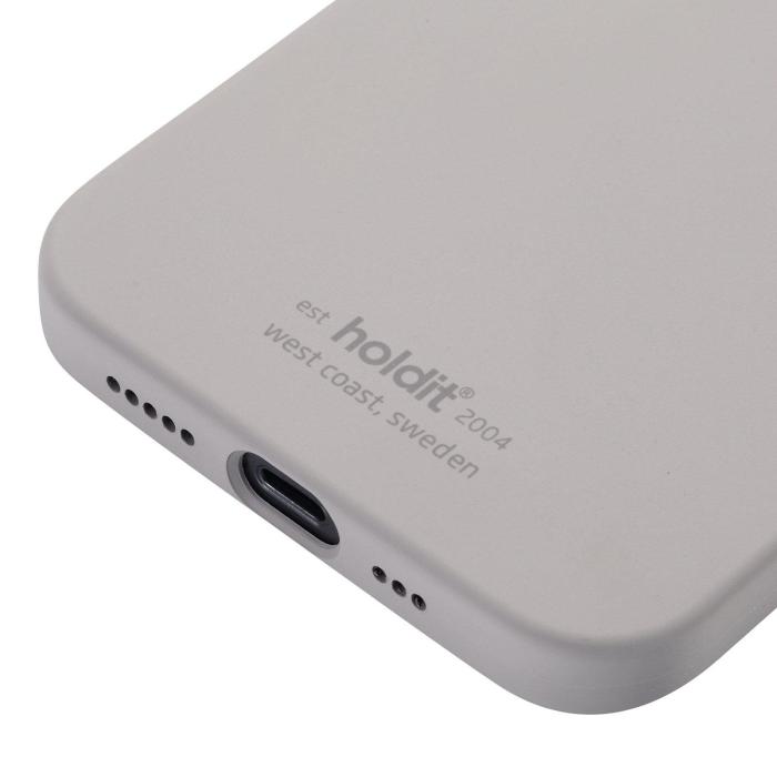 Bild 5, holdit iPhone 12/12 Pro - holdit Mobilskal Silikon - Taupe - Teknikhallen.se