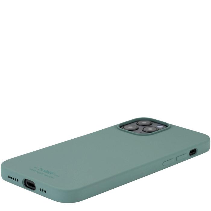 Bild 4, holdit iPhone 12/12 Pro - holdit Mobilskal Silikon - Moss Green - Teknikhallen.se