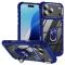  iPhone 17 Pro Skal Shockproof Ring Hybrid Blå - Teknikhallen.se
