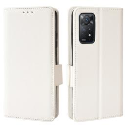  Xiaomi Redmi Note 11 Pro 5G Fodral Litchi Textur Vit - Teknikhallen.se