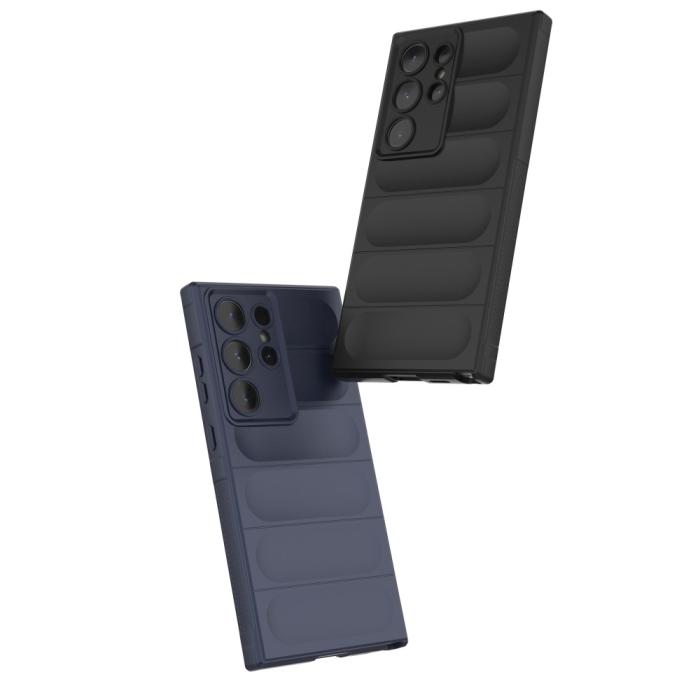 Bild 6,  Samsung Galaxy S24 Ultra Skal Magic Shield Ljus Grå - Teknikhallen.se