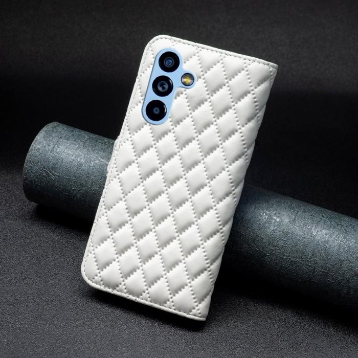 Bild 5,  Samsung Galaxy A54 5G Fodral Diamond Läder Vit - Teknikhallen.se