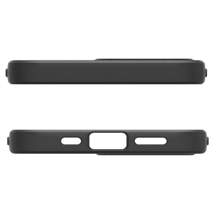 Bild 4, Spigen Spigen iPhone 17e / 16e Skal MagSafe Liquid Air Matt Svart - Teknikhallen.se