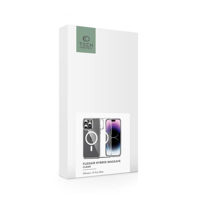 Bild 5, Tech-Protect Tech-Protect iPhone 15 Pro Skal MagSafe FlexAir Hybrid - Teknikhallen.se