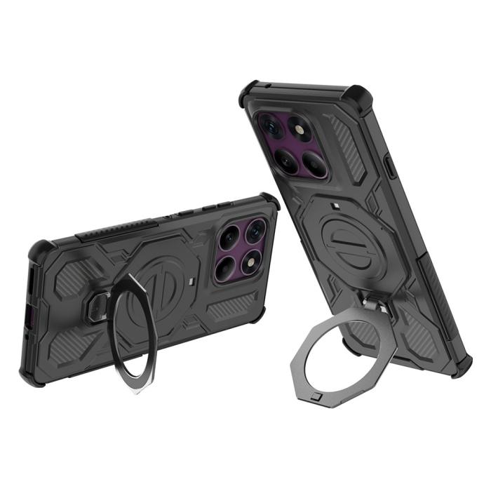 Bild 3,  Motorola Edge 60 Pro Skal MagSafe Kickstand Hybrid Svart - Teknikhallen.se