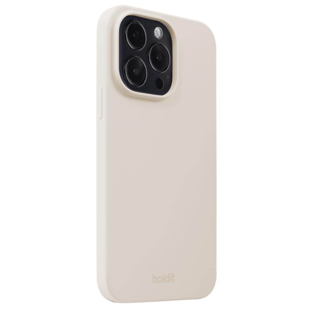 holdit holdit iPhone 14 Pro Skal Silikon Ljus Beige - Teknikhallen.se