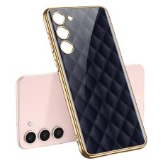 GKK GKK Galaxy S24 Skal H&auml;rdat Glas Electroplate Bl&aring; Diamond - Teknikhallen.se