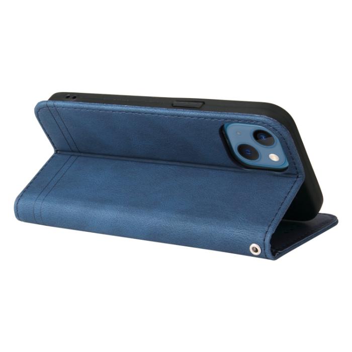 Bild 5,  iPhone 14 Fodral Skin Touch Blå - Teknikhallen.se