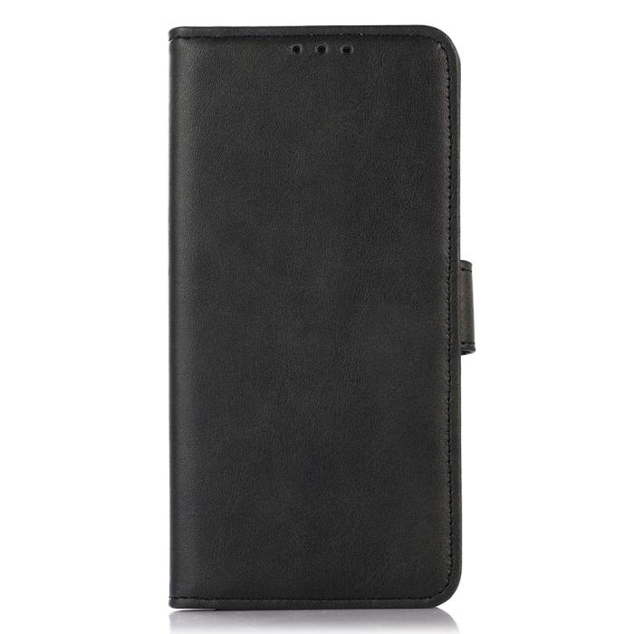 Bild 5,  Sony Xperia 10 VI Läder Fodral Läder Solid Svart - Teknikhallen.se