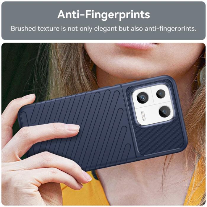 Bild 5,  Xiaomi 13 5G Skal Twill Textur Blå - Teknikhallen.se