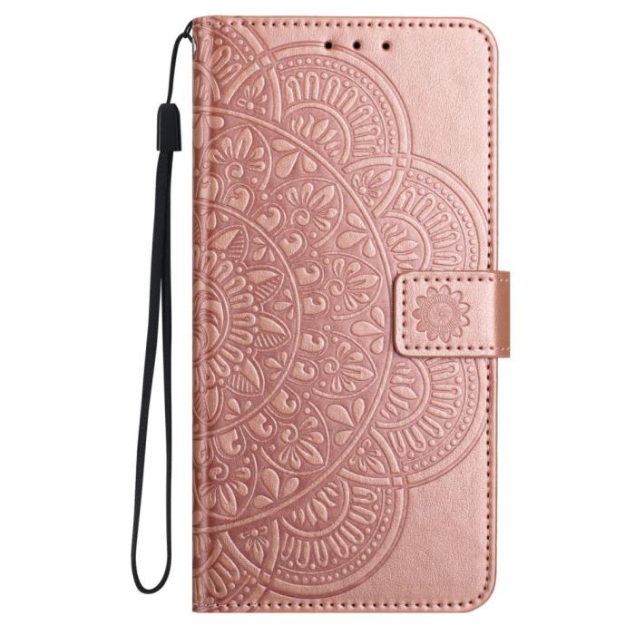Bild 6,  Samsung Galaxy A16 / A26 5G Fodral Mandala Läder Roséguld - Teknikhallen.se